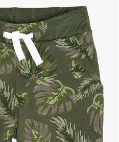 bermuda garcon en jersey a taille elastiquee vert shorts bermudas et pantacourtsA803701_2