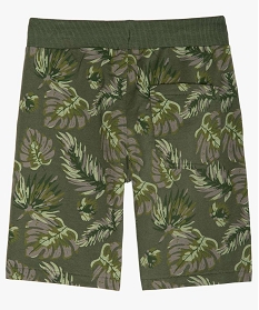 bermuda garcon en jersey a taille elastiquee vert shorts bermudas et pantacourtsA803701_3