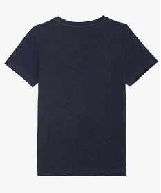tee-shirt a manches courtes en coton uni garcon navy tee-shirtsA806801_2