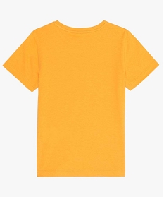tee-shirt a manches courtes en coton uni garcon orange tee-shirtsA807301_2