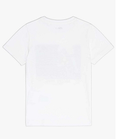 tee-shirt garcon a manches courtes avec motif sportif blanc tee-shirtsA808101_3
