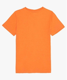 tee-shirt garcon avec motif dinosaure xxl orange tee-shirtsA808801_3