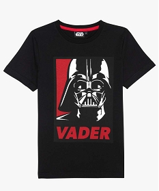 tee-shirt garcon avec motif reflechissant - star wars noir tee-shirtsA809401_1