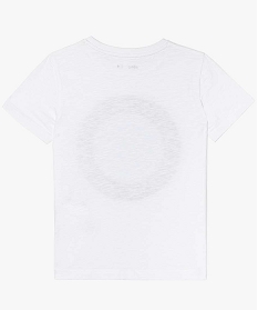 tee-shirt garcon a manches courtes avec motif anime blancA810101_4
