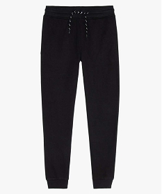 pantalon de jogging garcon avec interieur molletonne noir pantalonsA812301_1