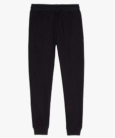 pantalon de jogging garcon avec interieur molletonne noir pantalonsA812301_2