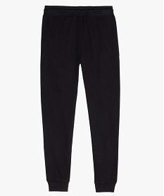 pantalon de jogging avec interieur molletonne garcon noir pantalonsA812301_2