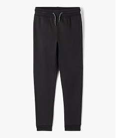 pantalon de jogging avec interieur molletonne garcon noir pantalonsA812301_4