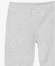 pantalon de jogging garcon avec interieur molletonne gris pantalonsA812401_2