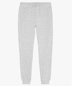 pantalon de jogging garcon avec interieur molletonne gris pantalonsA812401_3