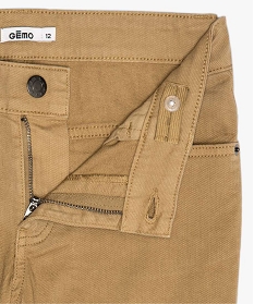 pantalon garcon style jean slim 5 poches orangeA816301_3