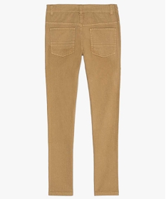 pantalon garcon style jean slim 5 poches orangeA816301_4