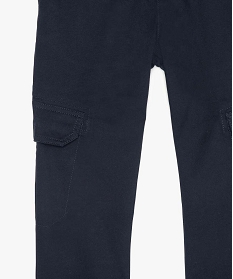 pantalon en toile coupe jogger slim garcon navy pantalonsA816601_2