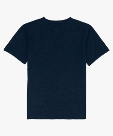 tee-shirt garcon tricolore avec inscription bleu tee-shirtsA821401_2