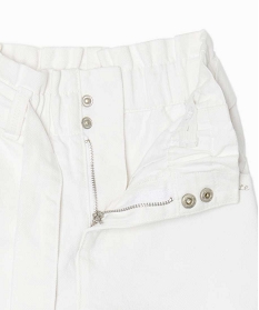 short fille en coton taille haute – lulucastagnette beige shortsA826001_3