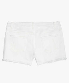 short en jean avec marques d’usure blancA847001_4