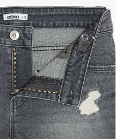 short en jean avec marques d’usure grisA847201_3