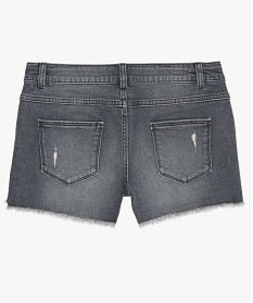 short en jean avec marques d’usure grisA847201_4