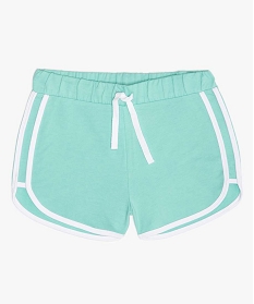short fille en jersey look vintage vert shorts fille GEMO
