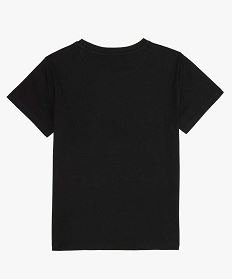 tee-shirt a manches courtes et col rond fille noir standard tee-shirtsA853201_2