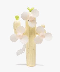 ventilateur manuel pour enfant en forme de cactus jauneA864101_1