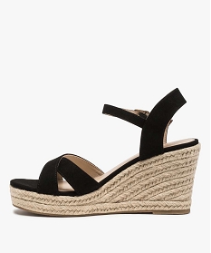 sandales femme a talon compense et brides unies noir standard sandales a talonA870401_3