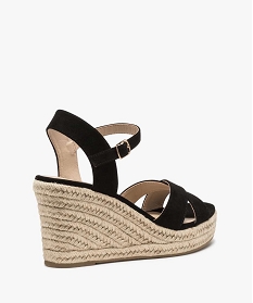 sandales femme a talon compense et brides unies noir standard sandales a talonA870401_4
