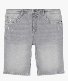 bermuda homme en jean delave bleu shorts en jeanA873201_4