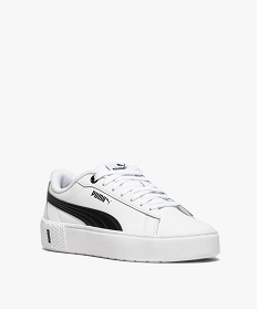 tennis femme a semelle plateforme – puma smash blanc baskets et tennisA880701_2