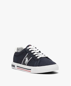 baskets garcon en toile bicolores – us polo assn bleuA888301_2