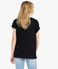 tee-shirt femme avec motif xxl - peaky blinders noirA923501_3