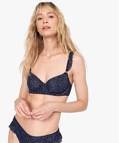 GEMO Soutien-gorge forme corbeille à motifs fleuris – LuluCastagnette Imprimé