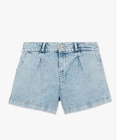 short femme en jean large bleu shortsB210601_4