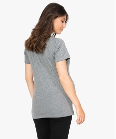 tee-shirt de grossesse a manches courtes et imprime fantaisie gris t-shirts manches courtesB210801_3