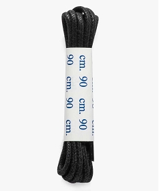 lacets ronds en coton cire uni 90 cm (lot de 2) noirB219401_2