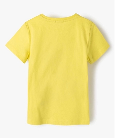 tee-shirt garcon avec motif en sequins reversibles jaune tee-shirtsB230801_4