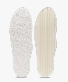 GEMO Semelles hygiène 100 % coton - Baranne gris standard