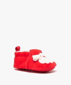 chaussons de naissance bebe pere noel rougeB245301_2