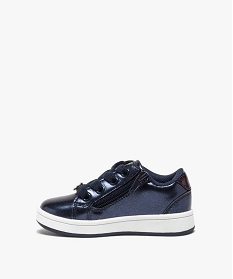 GEMO Tennis bébé fille à lacets et zip - LuluCastagnette Bleu