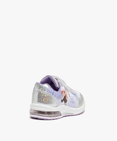 baskets fille a semelle lumineuse - reine des neiges gris basketsB249001_4