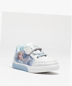 tennis fille a semelle lumineuse – reine des neiges blanc baskets