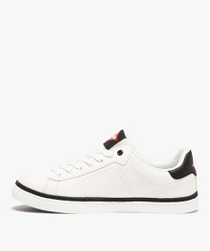 tennis homme bicolores a lacets - lee cooper blancB264501_3