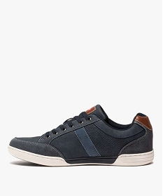 baskets homme multi-matieres avec perforations - lee cooper bleu baskets et tennisB264601_3