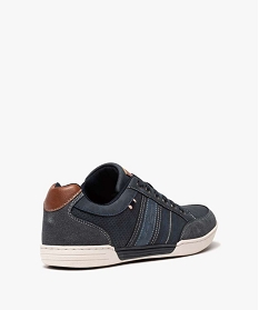 baskets homme multi-matieres avec perforations - lee cooper bleu baskets et tennisB264601_4