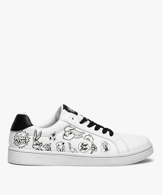 55WADONE jaune CHAUSSURE SPORT BLANC:30380780383-Synthetique/Textile/Elastomere/Textile/