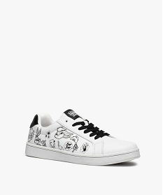 tennis femme imprimees a lacets - looney tunes blanc baskets et tennisB269401_2