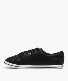 Basket femme fine noir online