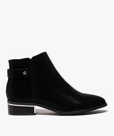 61TAIDY BLANC BOOTS NOIR:30387721049-Synthetique/Cuir por lwg or/Elastomere/Textile/