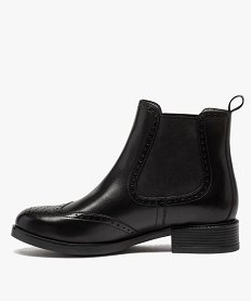 boots femme style chelsea unis a bout fleuri noirB282001_3