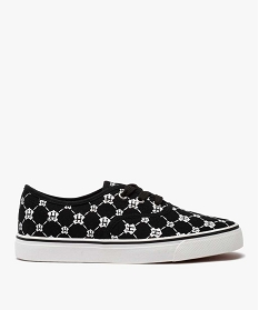 GEMO Tennis femme en toile skateshoes imprimées - Harry Potter noir standard